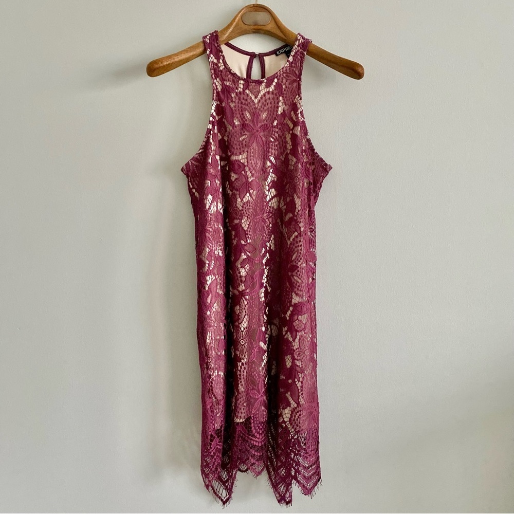 Express NWOT Racerback Lace Dress Size XS
